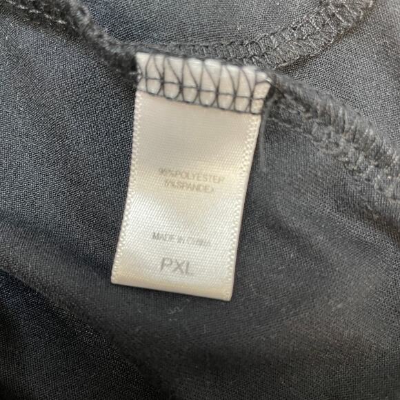 Muk Luks Women's PXL Black Lightweight Long Sleeve Open Drape Front Cardigan - Picture 3 of 5